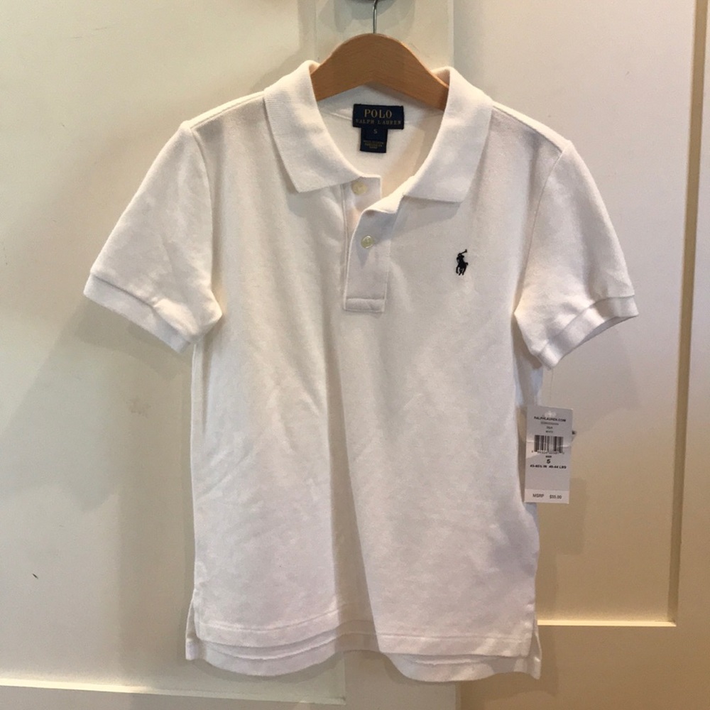 Boys Ralph Lauren Polo shirt - white 5